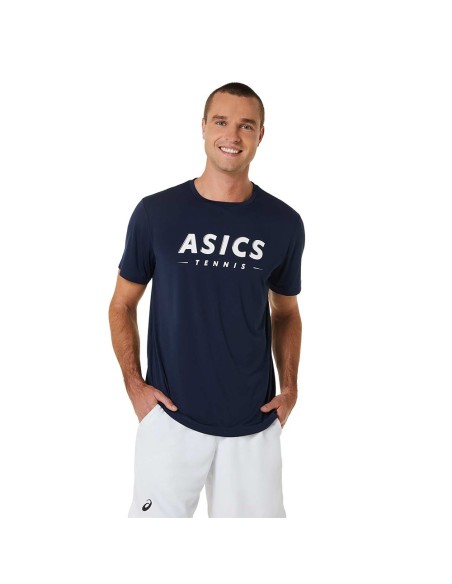 Camiseta Asics Men Court Tennis Graphic Tee 2041a259-100  | Ofertas de pádel